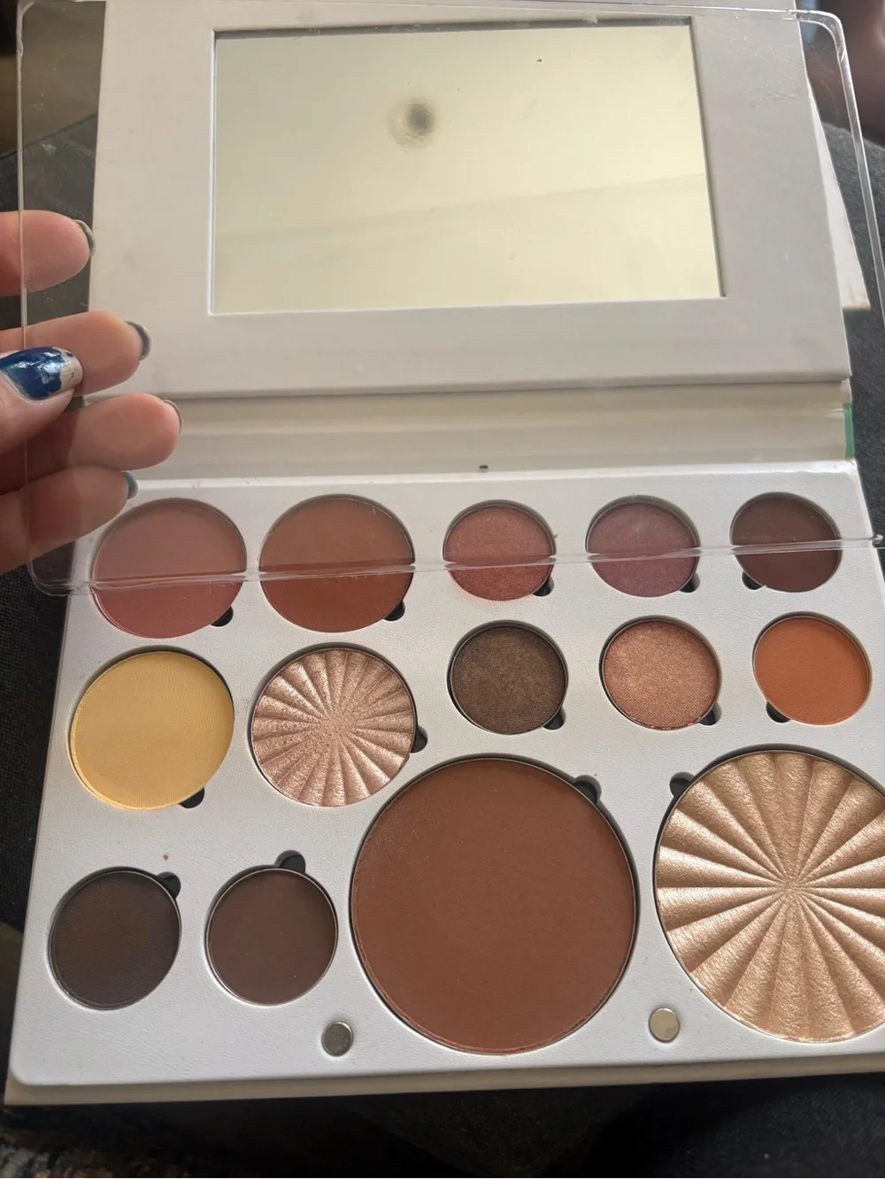 OFRA White Pro Palette with Mint and Lavender Accents
